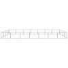 Dog Kennel Silver 301.4 ft² Steel